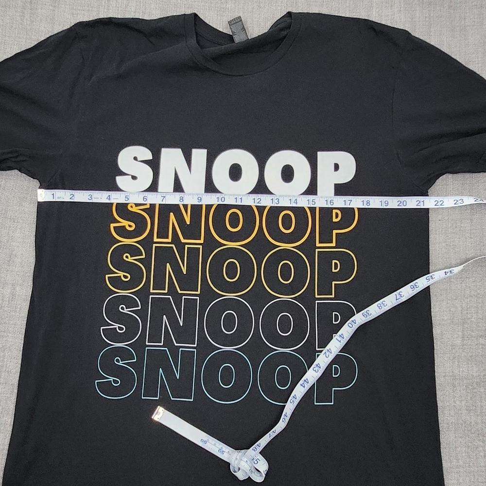 Snoop Dog Black 100% Cotton Soft Style Gildan Tee Shirt. Large - Picture 5 of 6